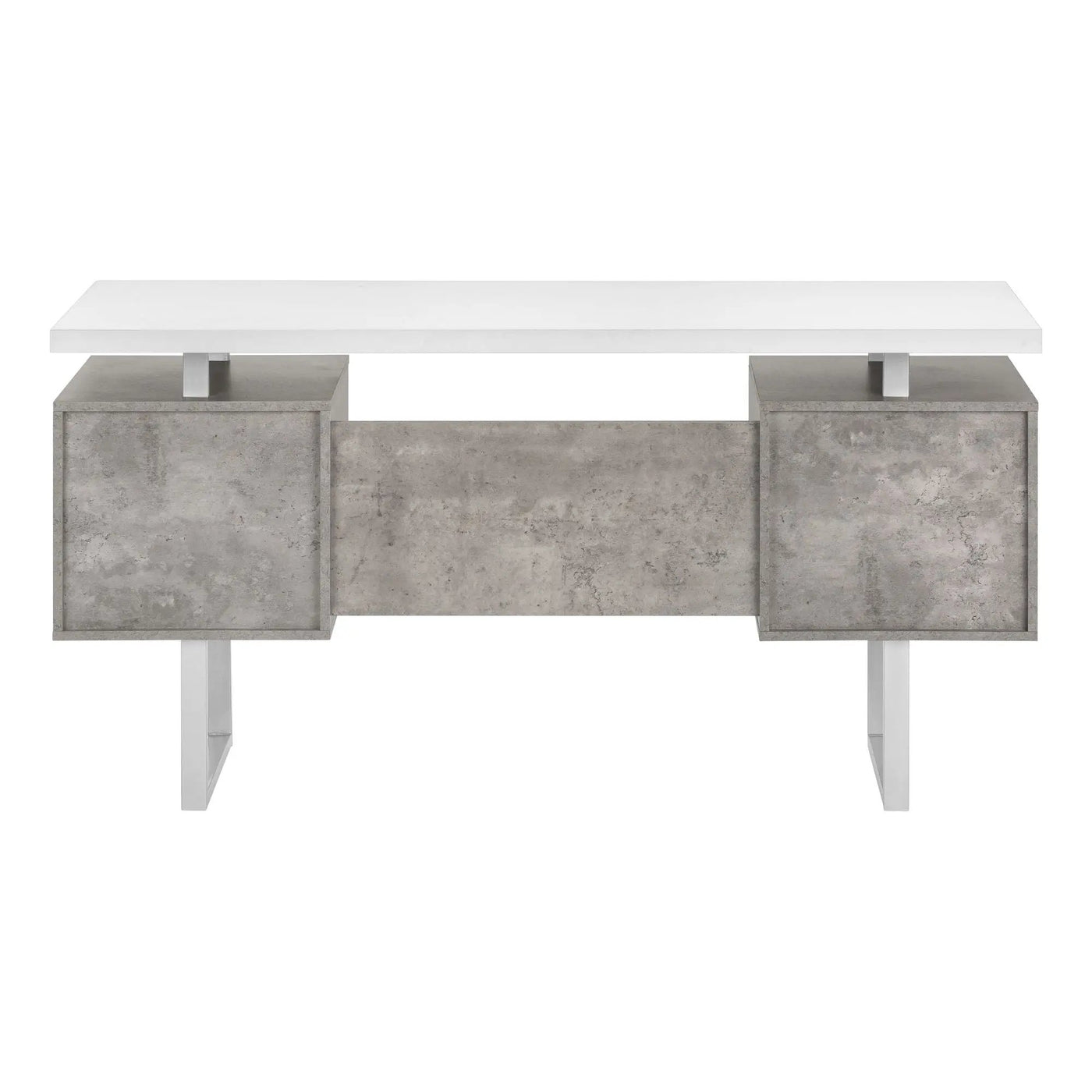 Computer Desk For Home Office, Laptop, Left, Right Set - Up, Storage Drawers, Contemporary & Modern by Unique Piece Furniture
