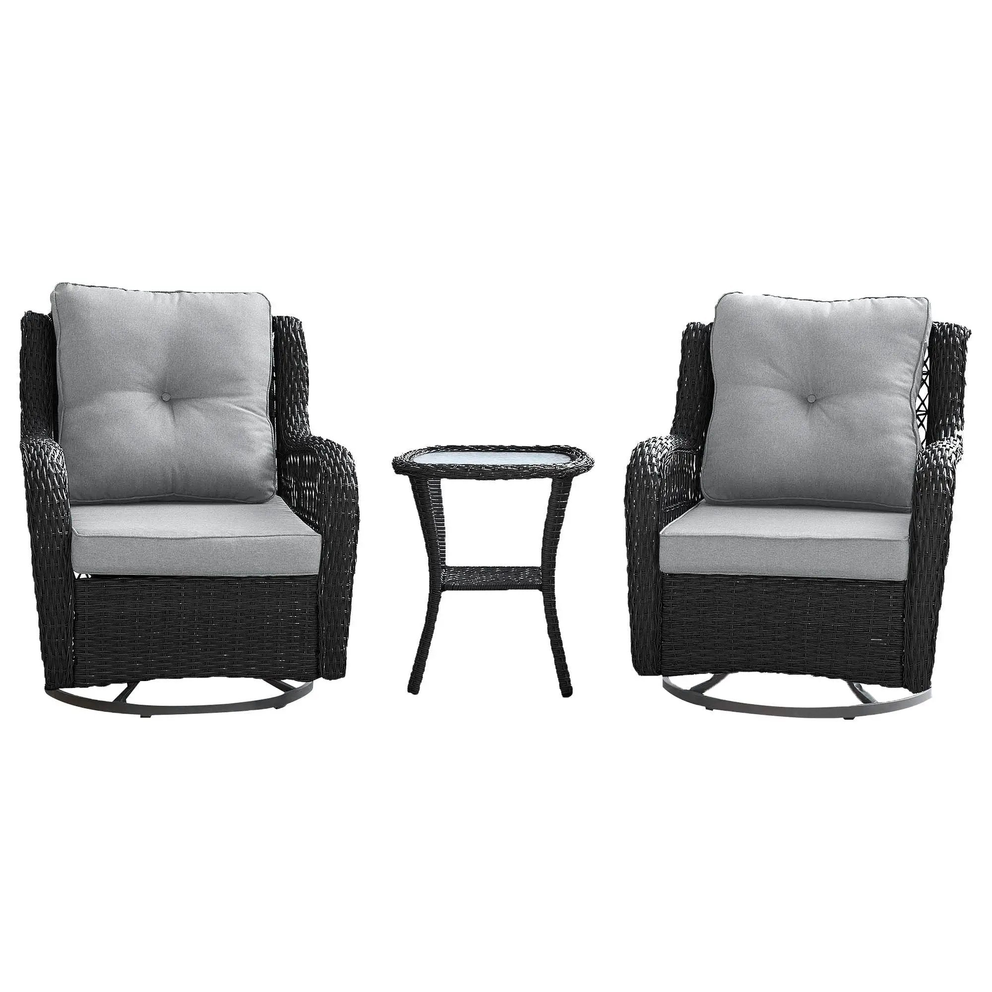 Fruttuo - 3 Piece Outdoor Patio Set by HouseOfZazla