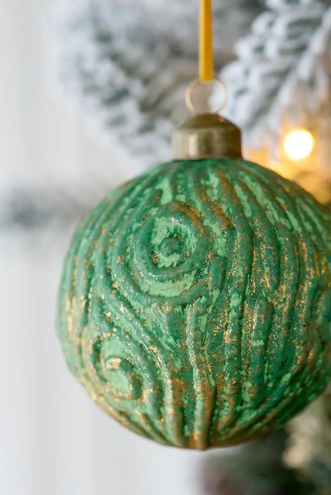Christmas Ball Glass Decorative Hanging Ball Christmas Tree Ornaments For Holiday Party Decorations by Unique Piece Furniture