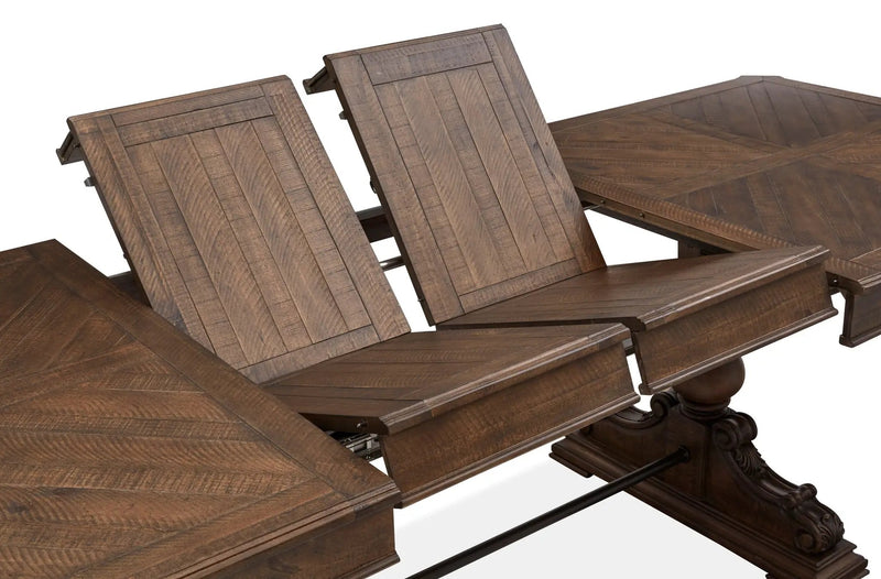 Durango - Trestle Dining Table - Willadeene Brown by Unique Piece Furniture