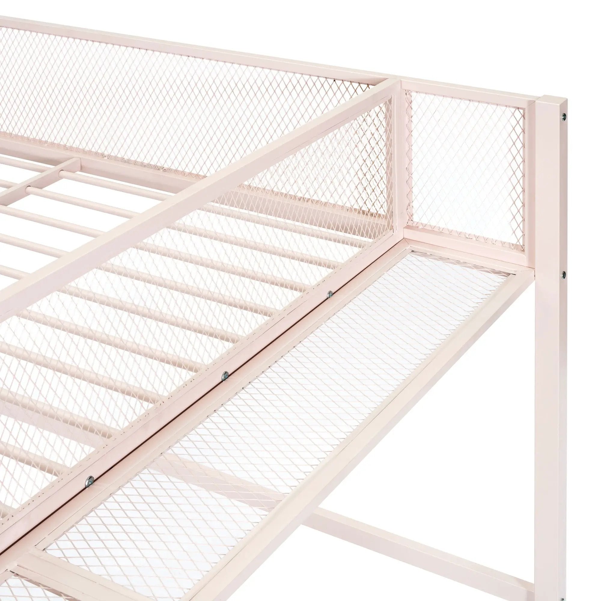 Loft Bed With 4 Tier Shelves And Storage by HouseOfZazla