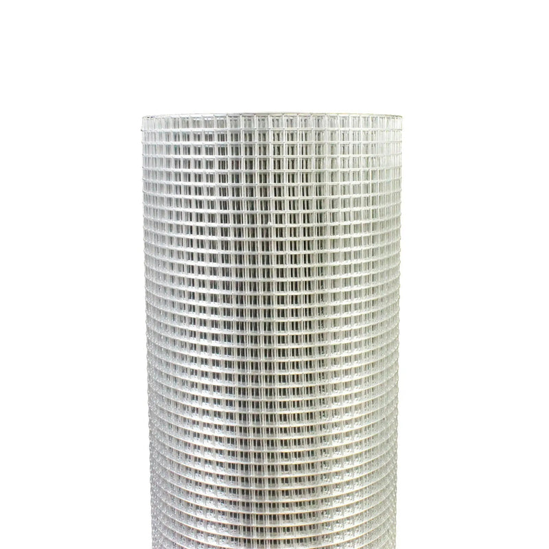 Galvanized Hardware Cloth, Gauge Metal Wire Fencing Roll For Garden And Animal Use - Silver by HouseOfZazla