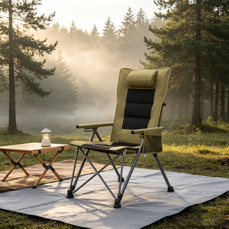 5-Position Adjustable Reclining Camping Chair by HouseOfZazla