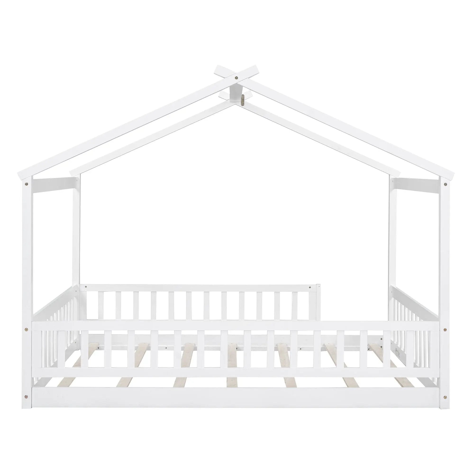 Bed House Bed Frame With Fence by Unique Piece Furniture