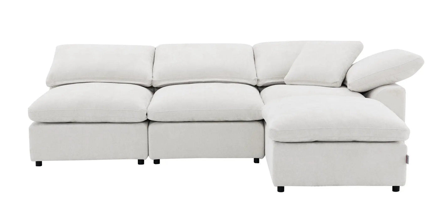 Naveen Modular Sectional With Ottoman by HouseOfZazla