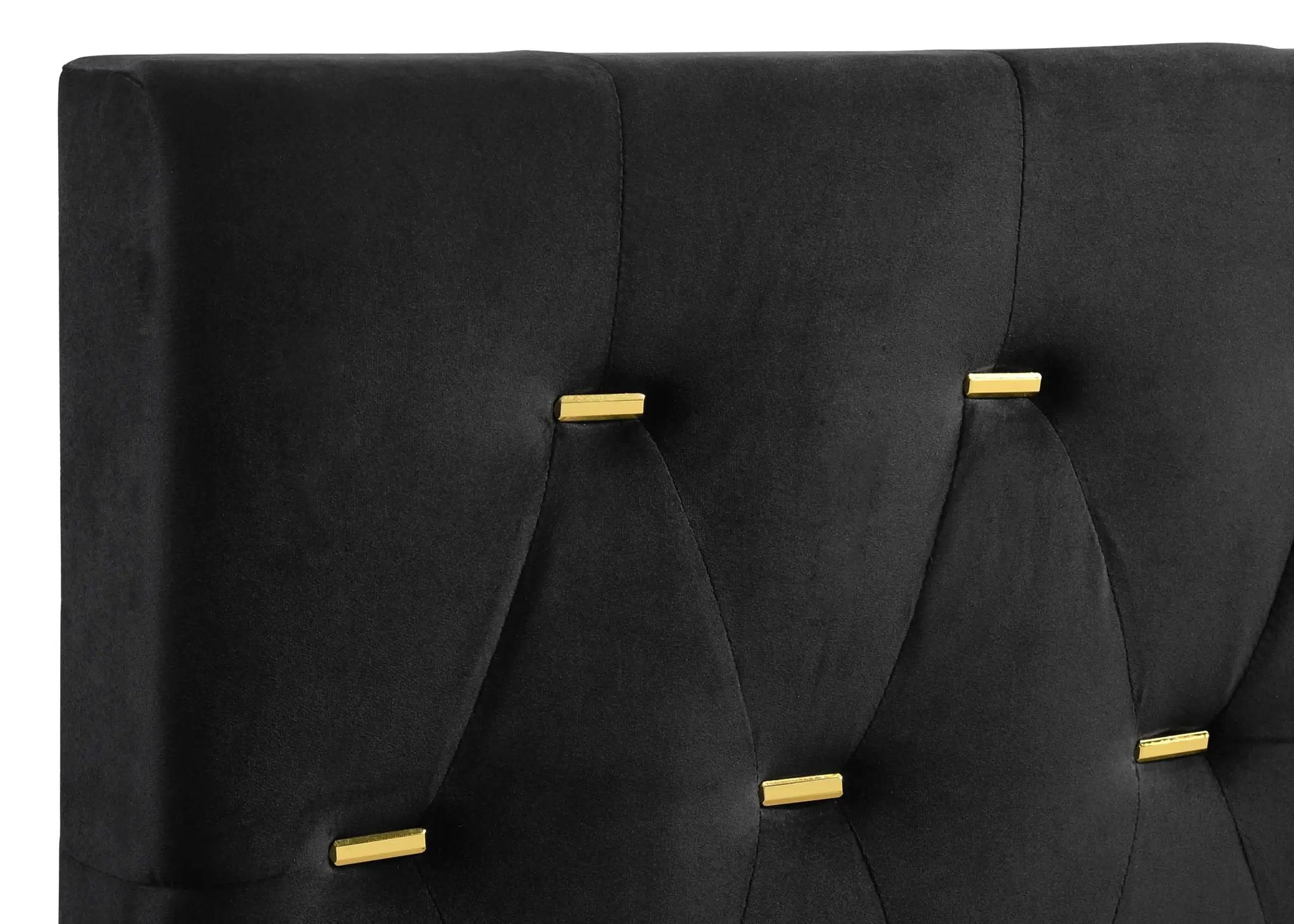 Kendall Upholstered Queen Panel Bed Black by Unique Piece Furniture