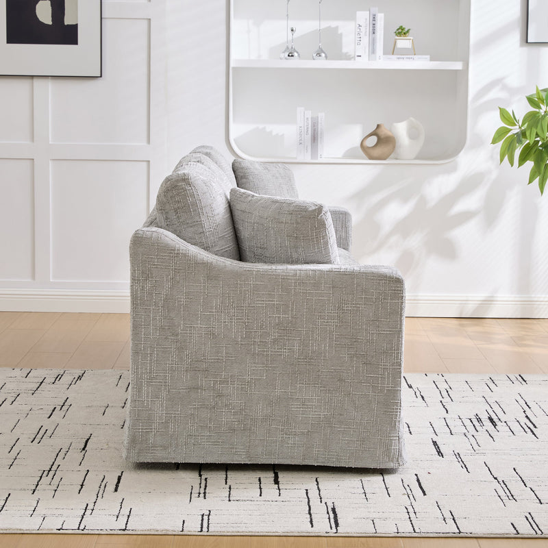83.86" Wide Modern Casual Sofa by HouseOfZazla