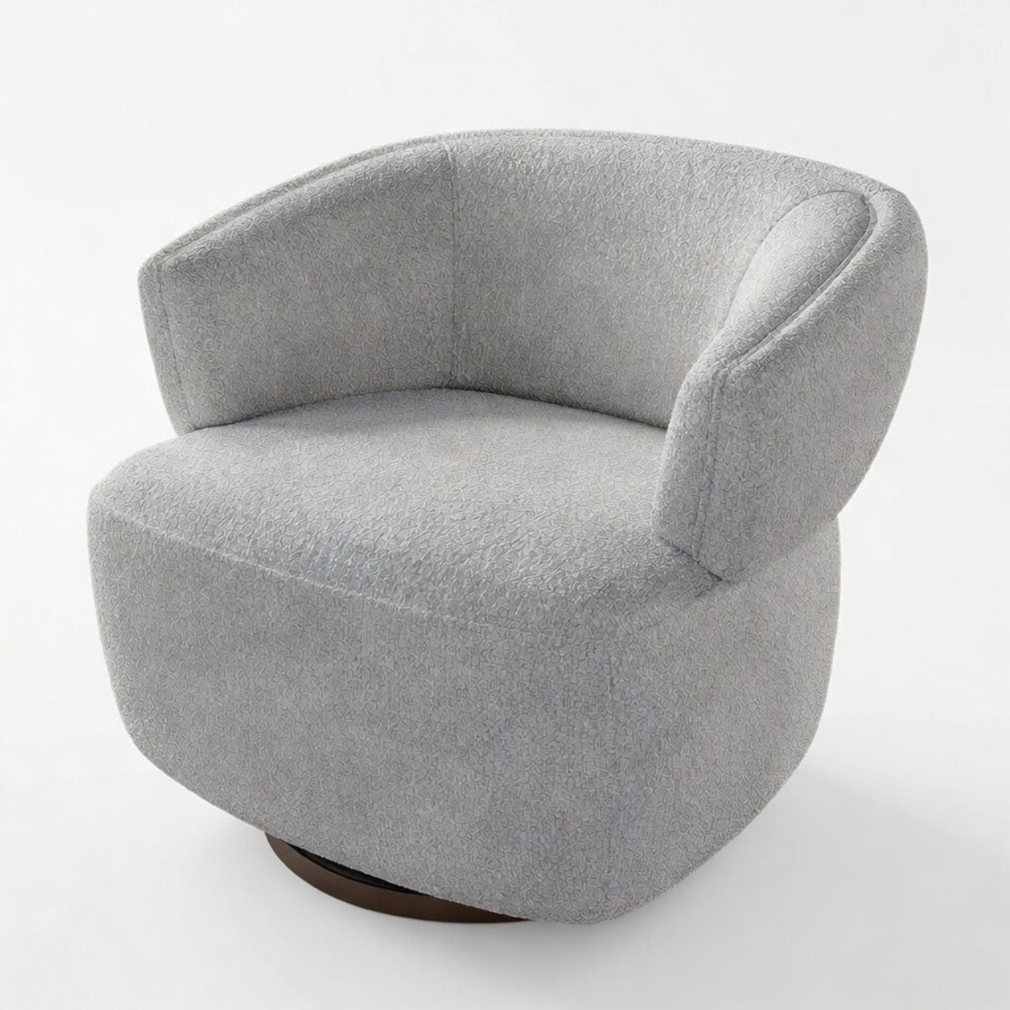 Swivel Barrel Accent Oversized Club Chair by HouseOfZazla
