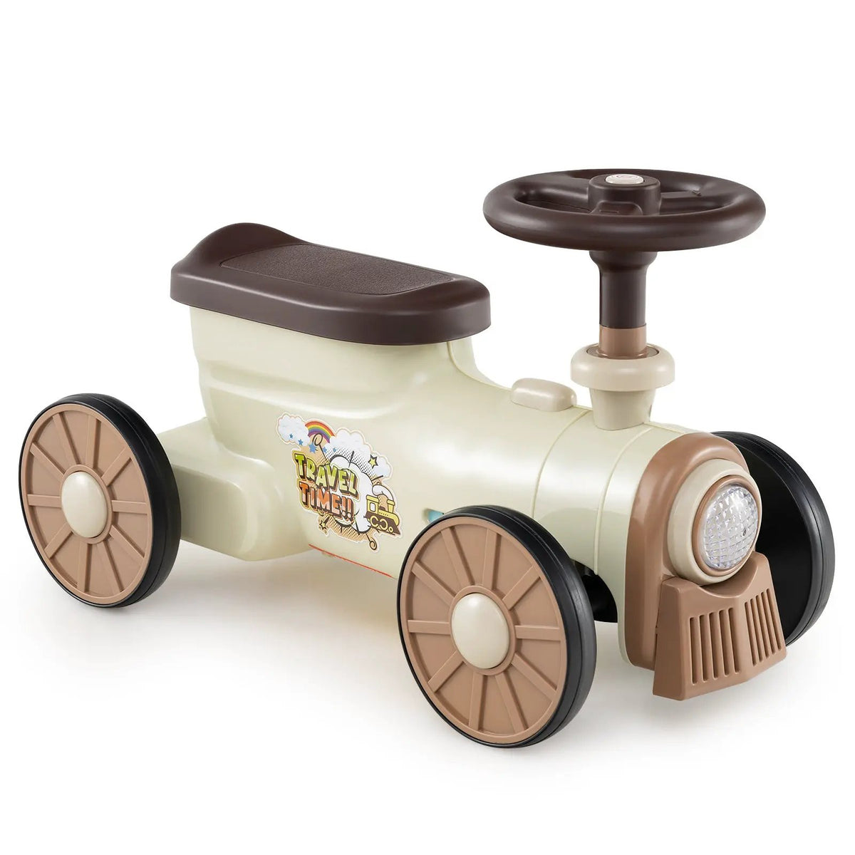 Ride on Toy with Steering Wheel and Train Whistle Sound Button, photo 5 of 16