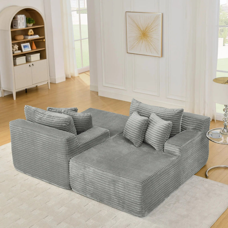 Two-Seater Lazy Sofa Lounge Chair by HouseOfZazla