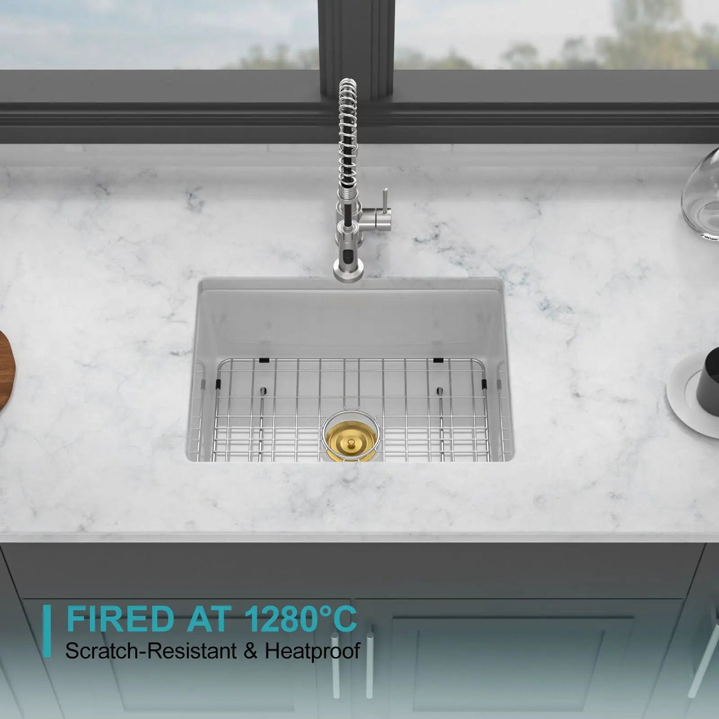 Rectangular Deep Single Bowl Kitchen Sink by HouseOfZazla