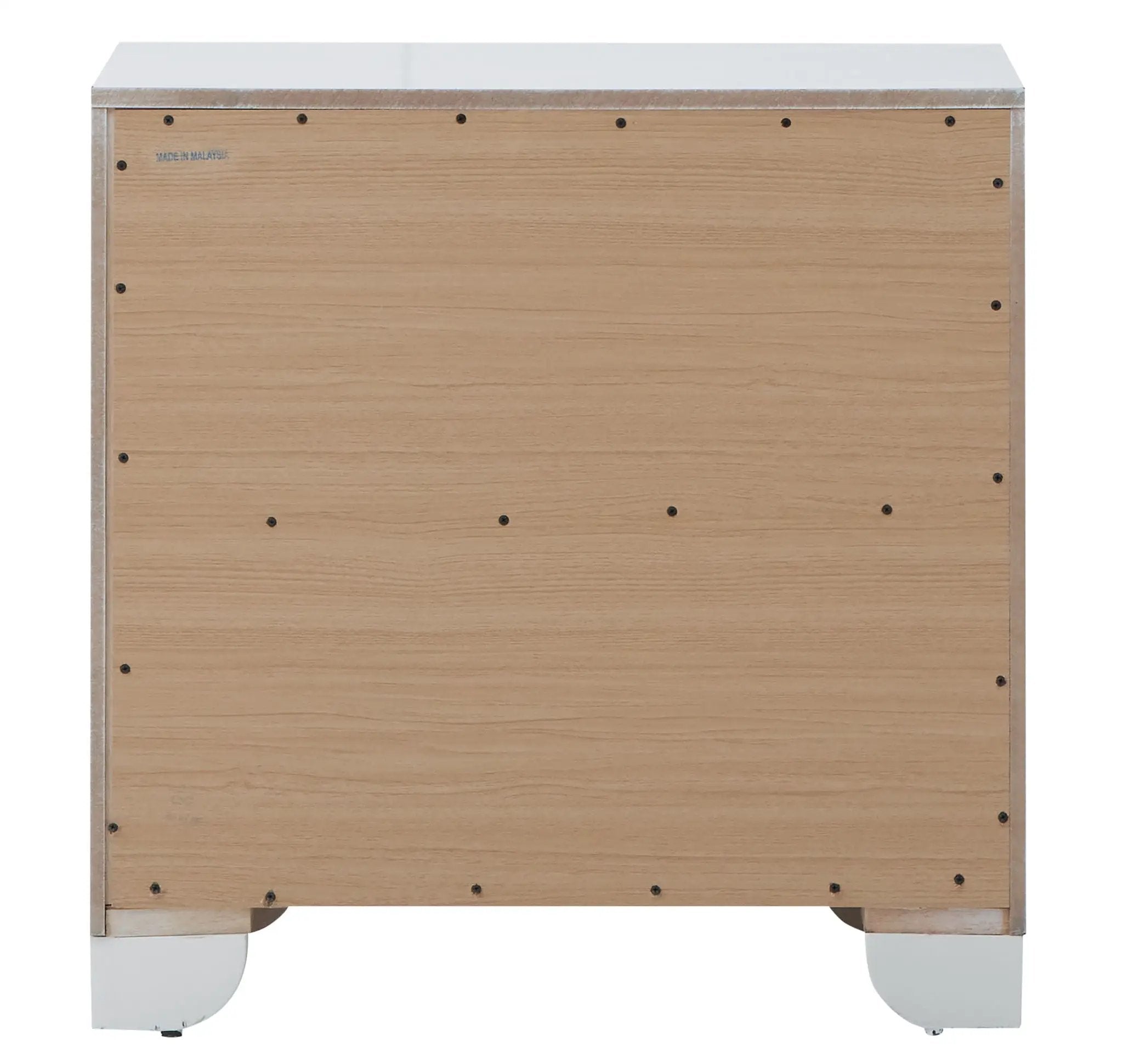 Contemporary Nightstand - Silver Champagne - Particle Board by HouseOfZazla