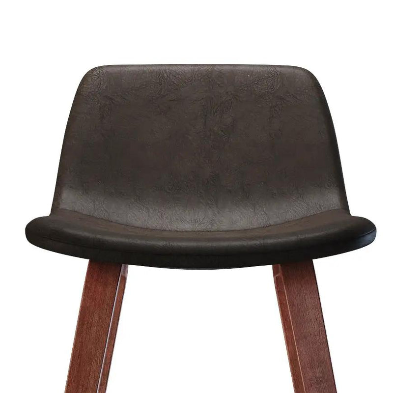 Addy - Counter Stool (Set of 2) - Distressed Brown by HouseOfZazla