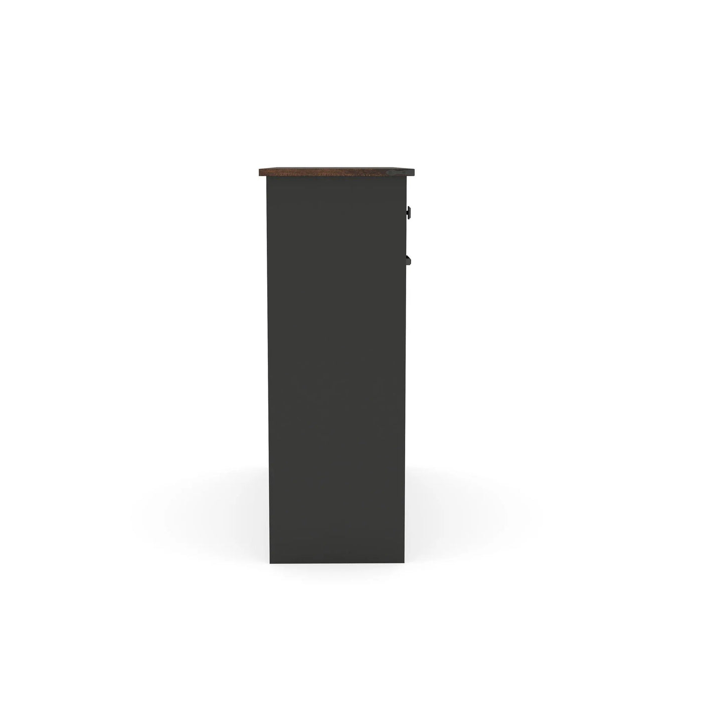 Double Tilt Out Trash Cabinet With Hideaway Drawer And Barn Door Style by HouseOfZazla