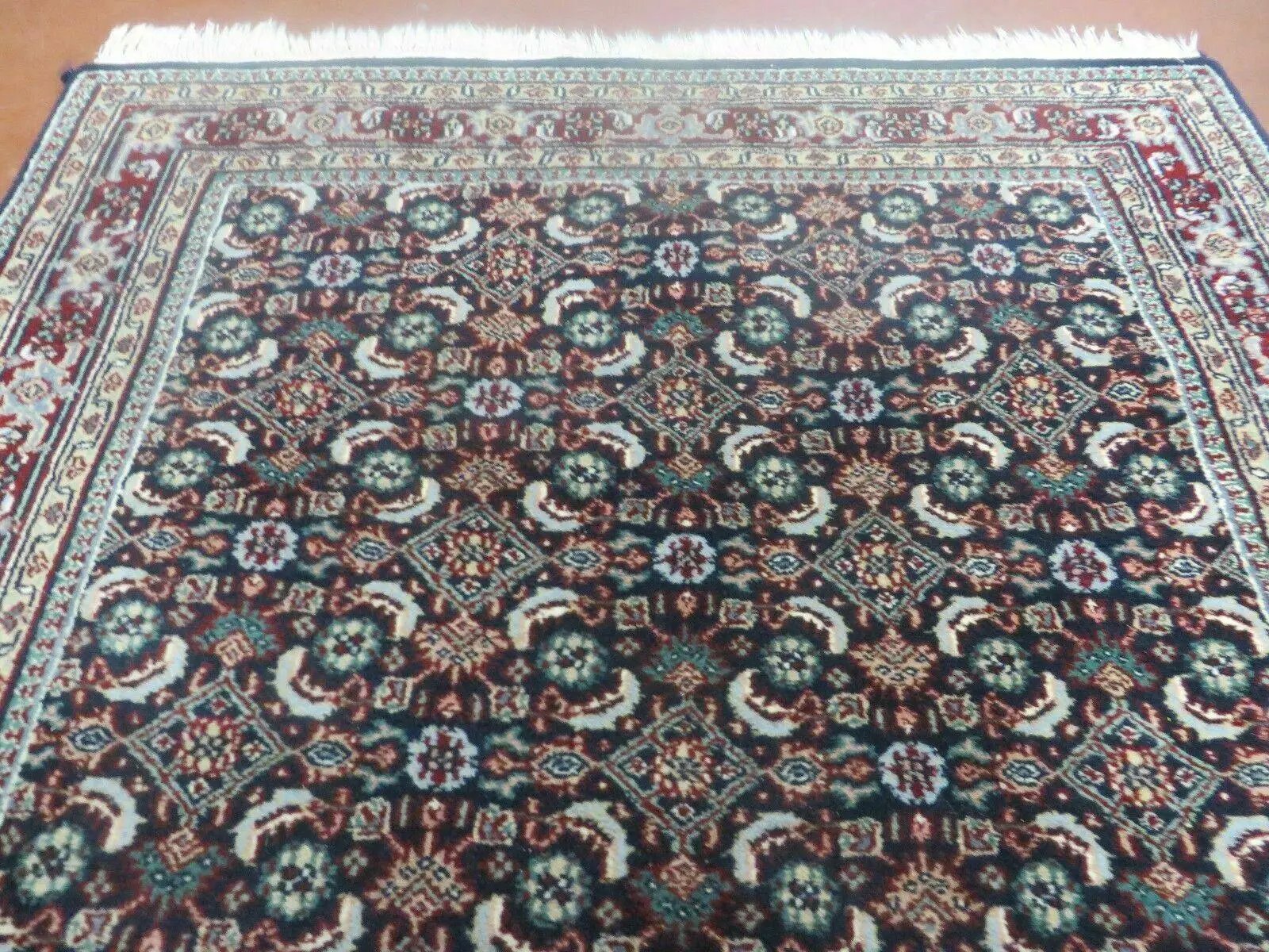 4' X 6' Vintage Handmade Indian Amristar Wool Rug Carpet Nice by Jewel Rugs