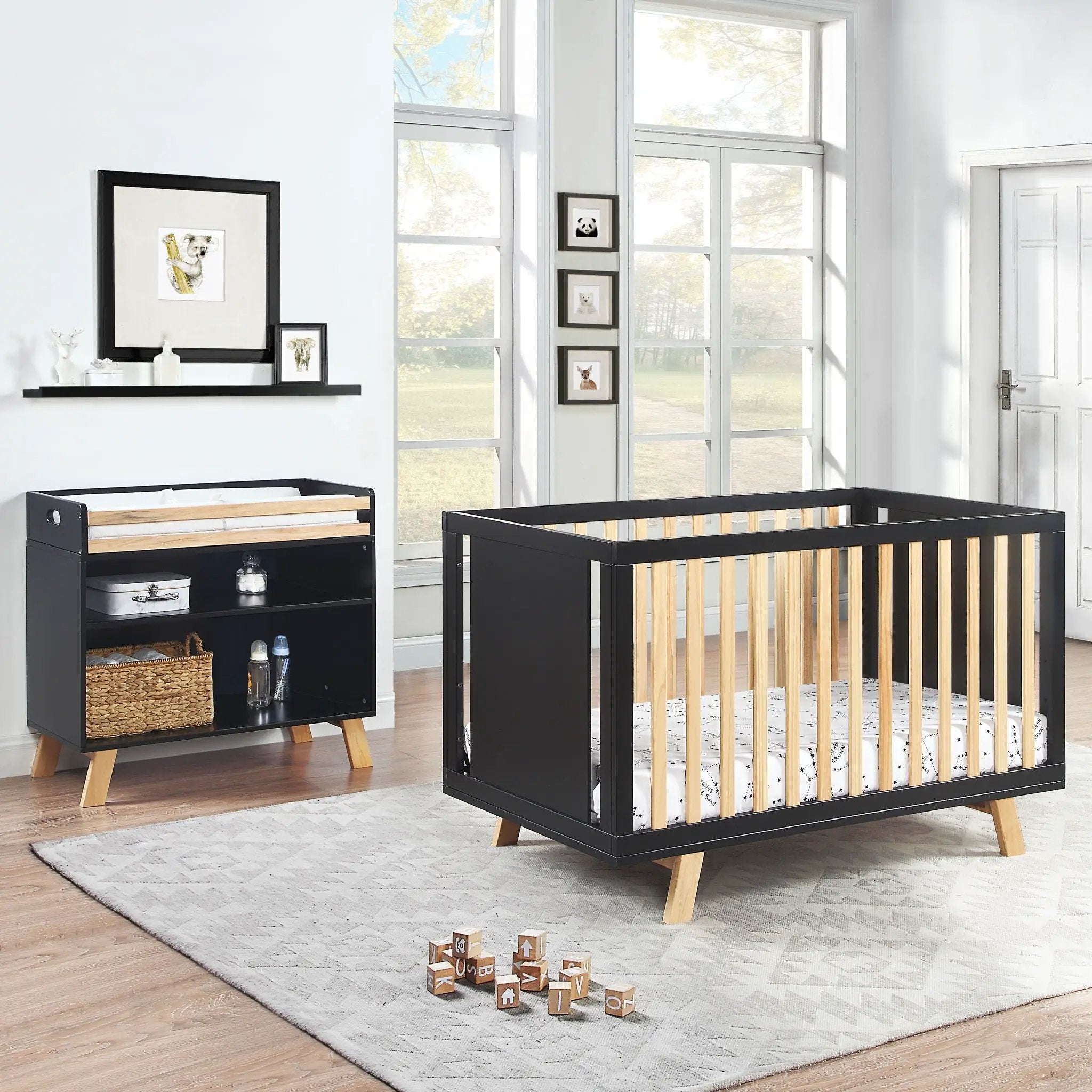 Livia - 3-in-1 Convertible Island Crib by Unique Piece Furniture