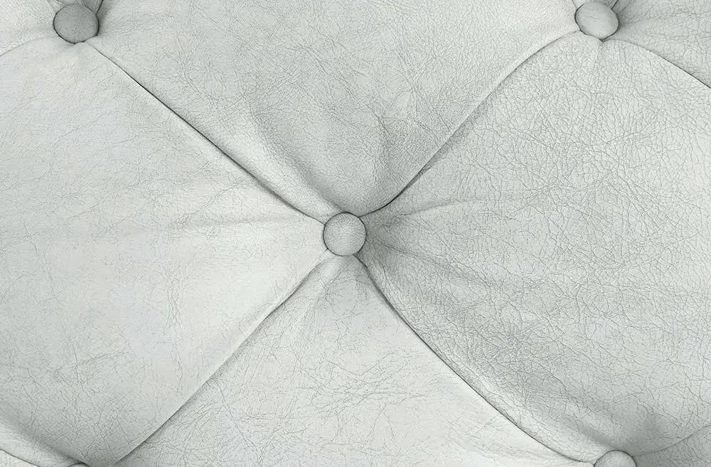 Ragle - Sofa - Vintage White Top Grain Leather by Unique Piece Furniture