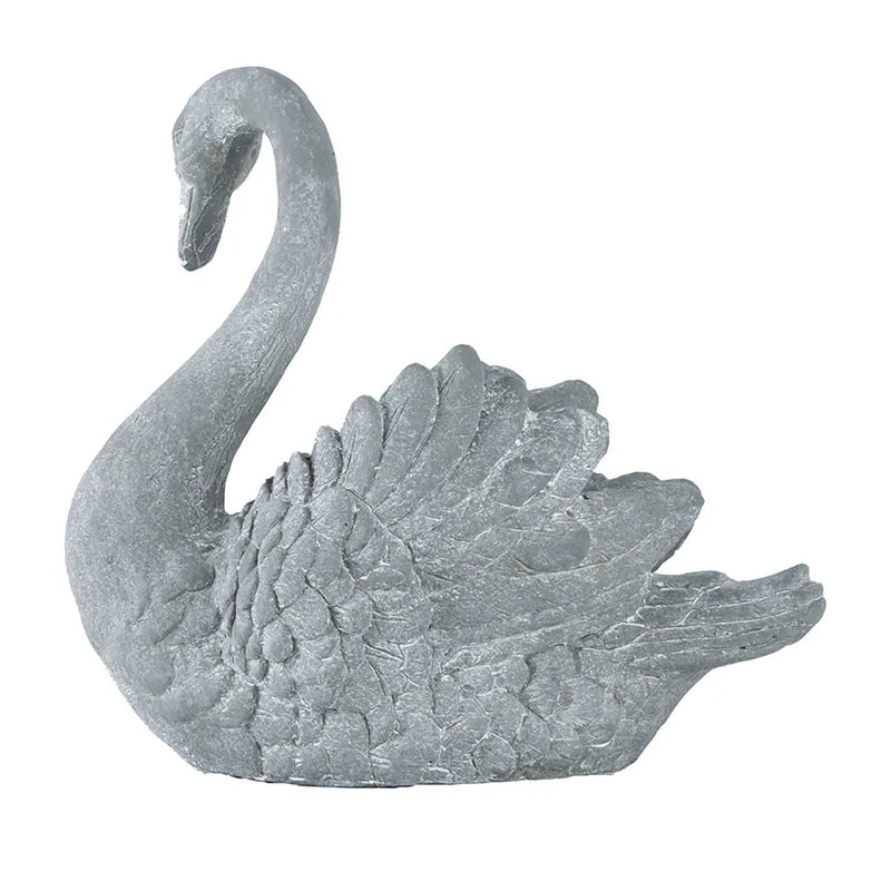 16.5x9x15.5" Mgo Swan Planter by HouseOfZazla