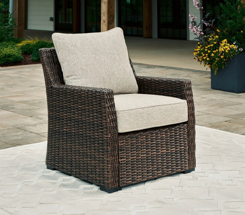 Brook Ranch - Lounge Chair With Cushion - Brown by Unique Piece Furniture
