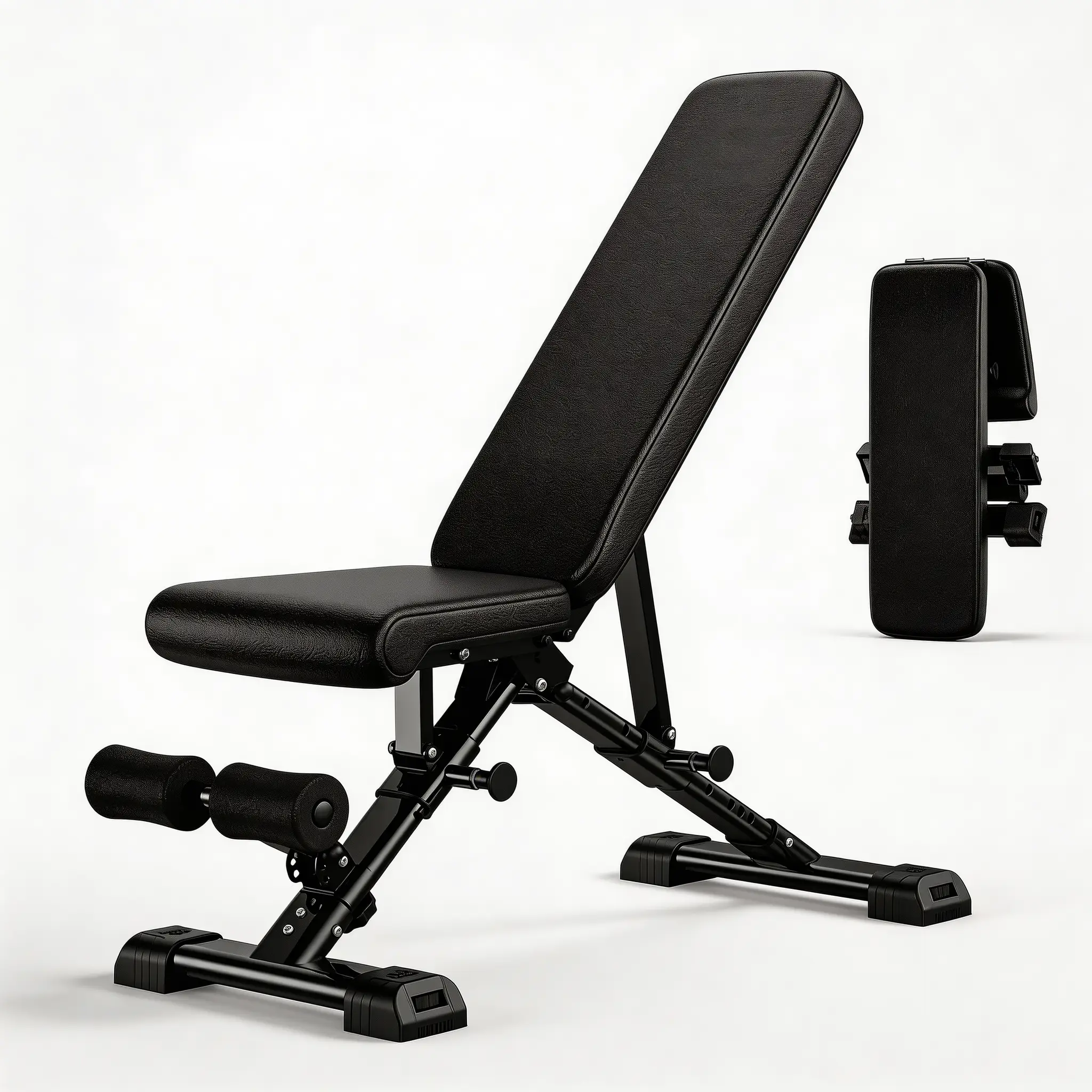 Adjustable Weight Bench with Resistance Bands by HouseOfZazla