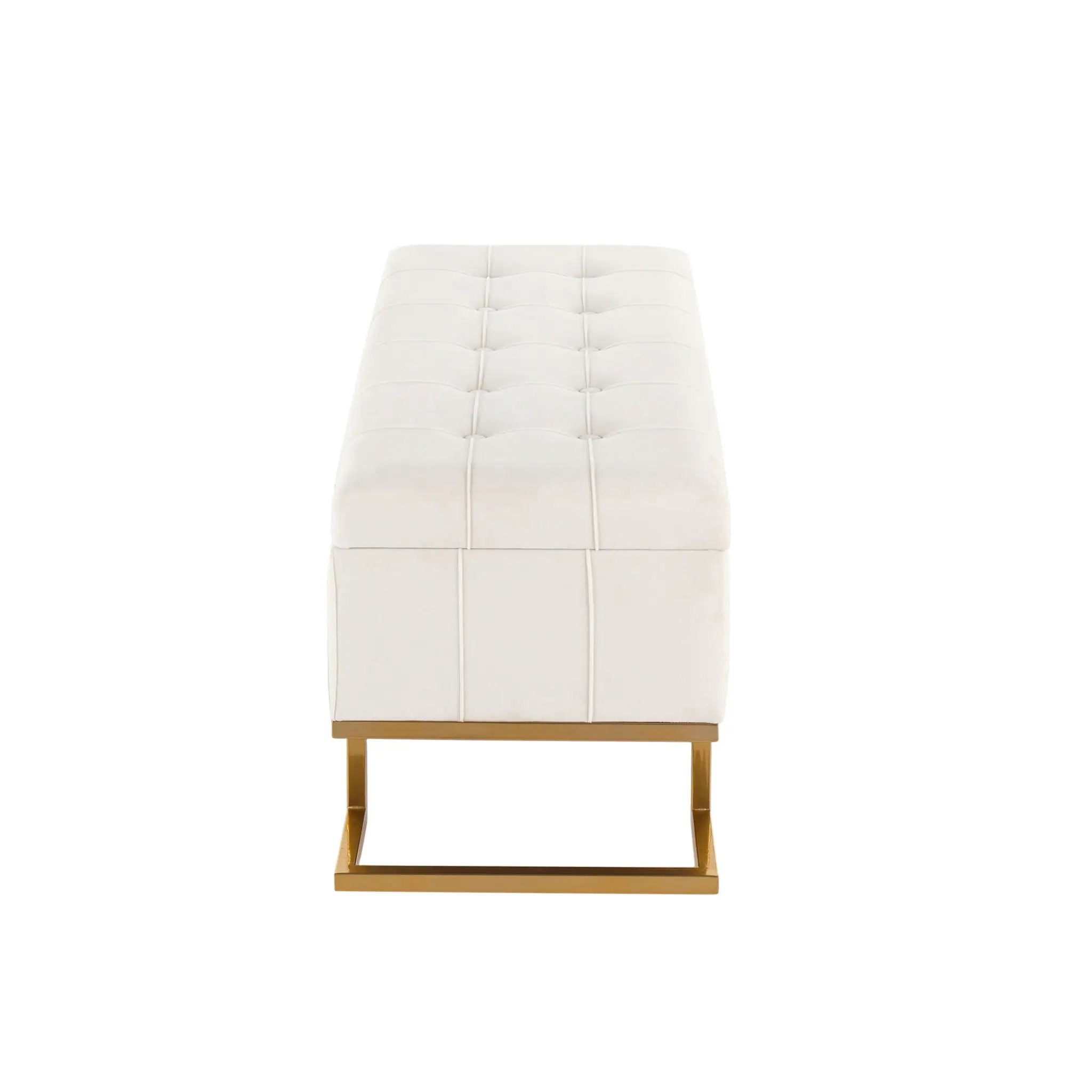 Midas - Contemporary / Glam Storage Bench by HouseOfZazla