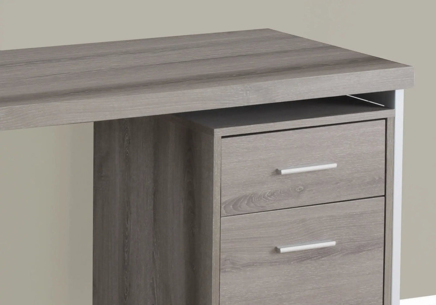 Computer Desk For Home Office, Left, Right Set - Up, Storage Drawers, Modern Design by Unique Piece Furniture