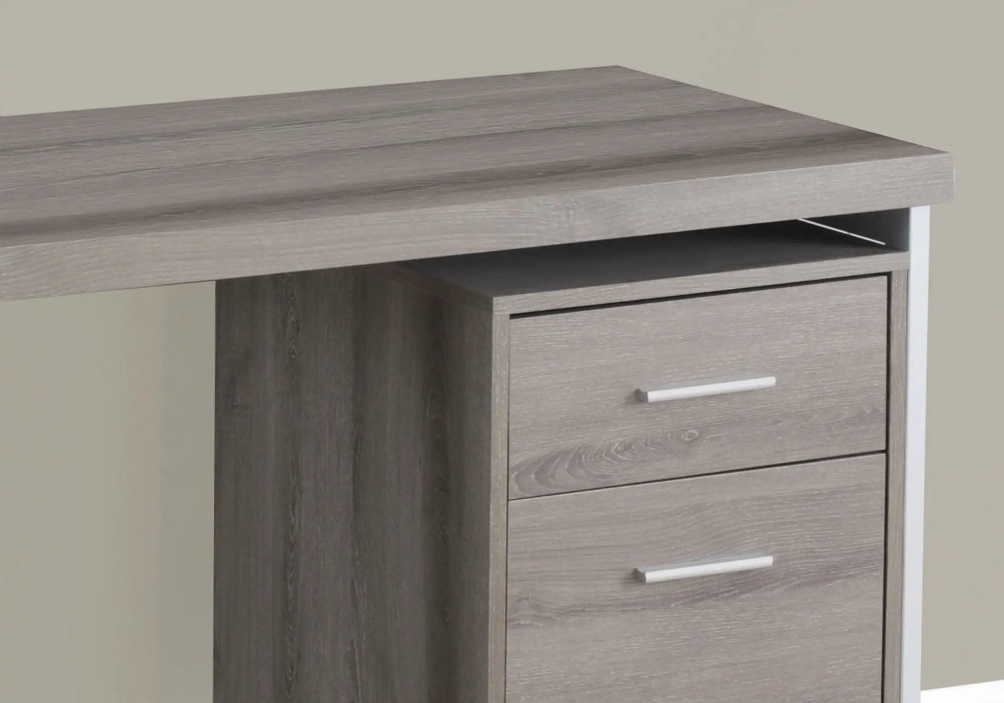 Computer Desk For Home Office, Left, Right Set - Up, Storage Drawers, Modern Design by Unique Piece Furniture