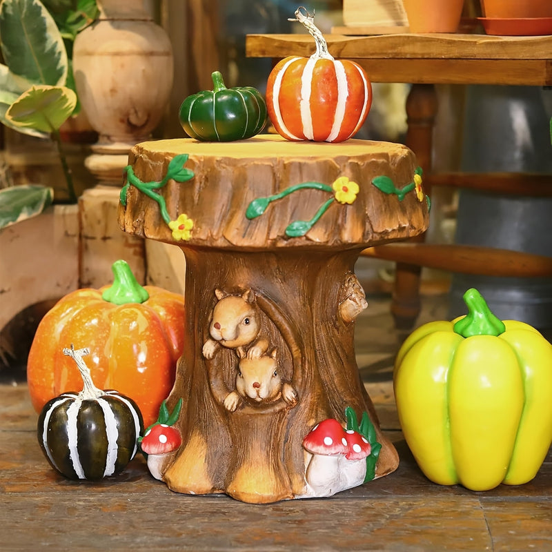 12.6" Resin Squirrel Garden Chair by HouseOfZazla