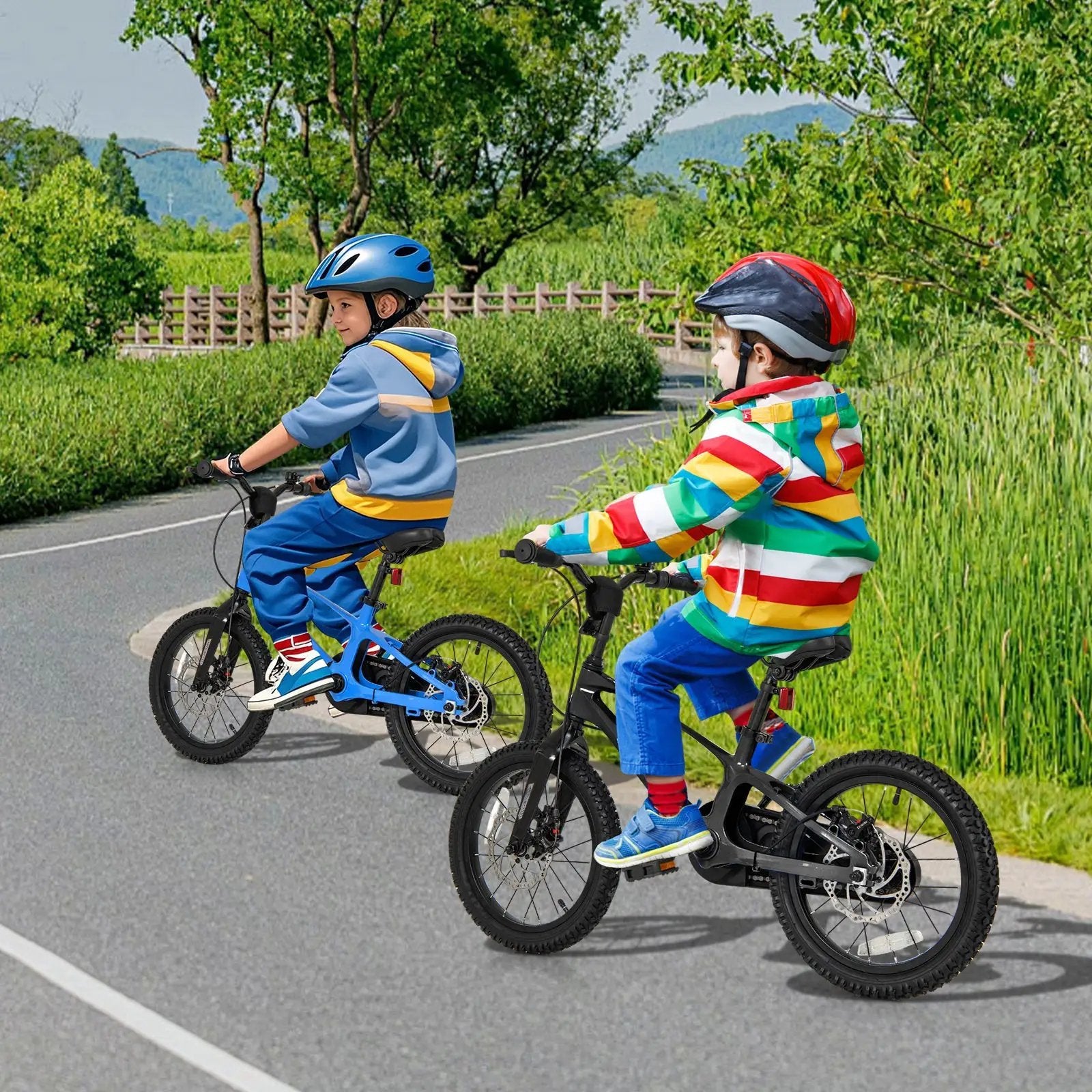 16 Inch Kids Bike Lightweight with 2 Removable Training Wheels for Aged 4-7-16 inches by DirectDeals