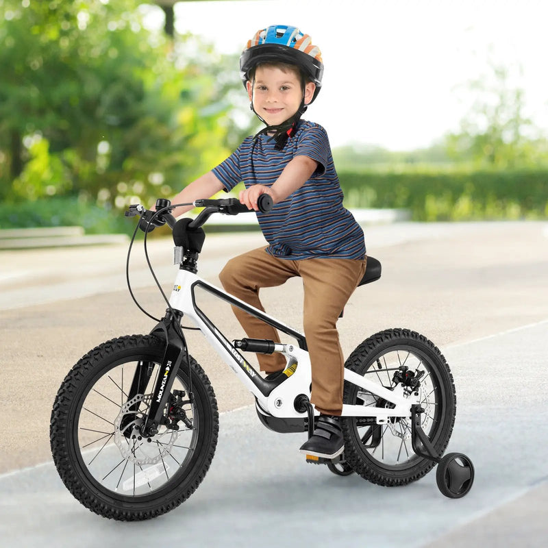 16 Inch Kids Bike Magnesium Alloy Bicycle Adjustable for Aged 4 to 7-16 inches by DirectDeals