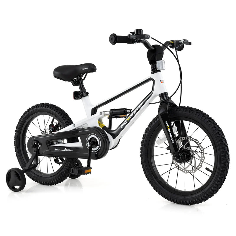 16 Inch Kids Bike Magnesium Alloy Bicycle Adjustable for Aged 4 to 7-16 inches by DirectDeals