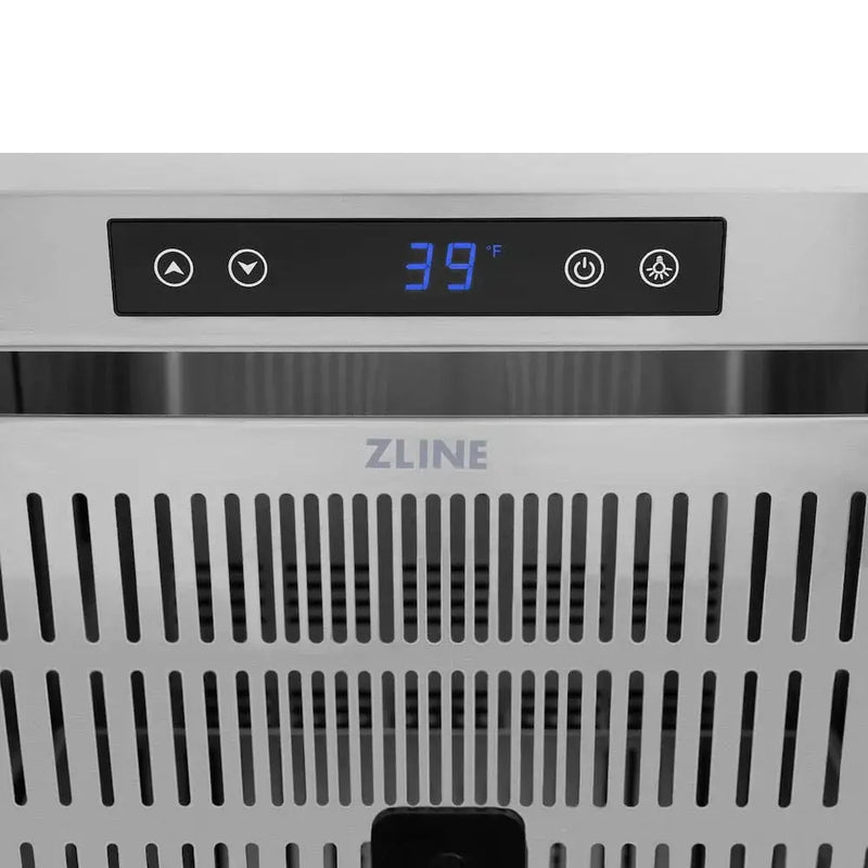 ZLINE 24" Touchstone 168 Can Outdoor-Rated Dual Refrigerator Drawer, Stainless Steel, RDSO-ST-24 by Farmhouse Kitchen and Bath