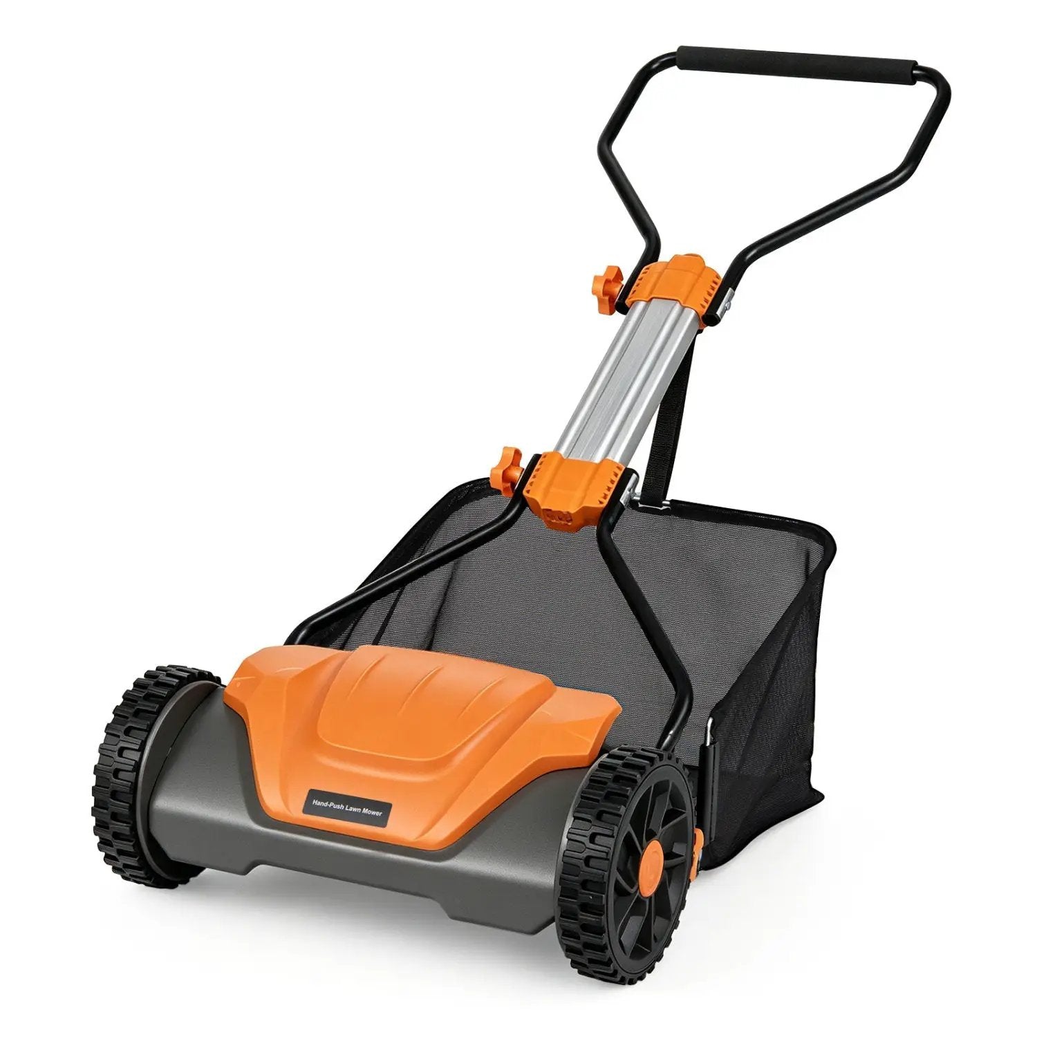 16-Inch Push Reel Lawn Mower with 8-Gallon Grass Catcher by DirectDeals