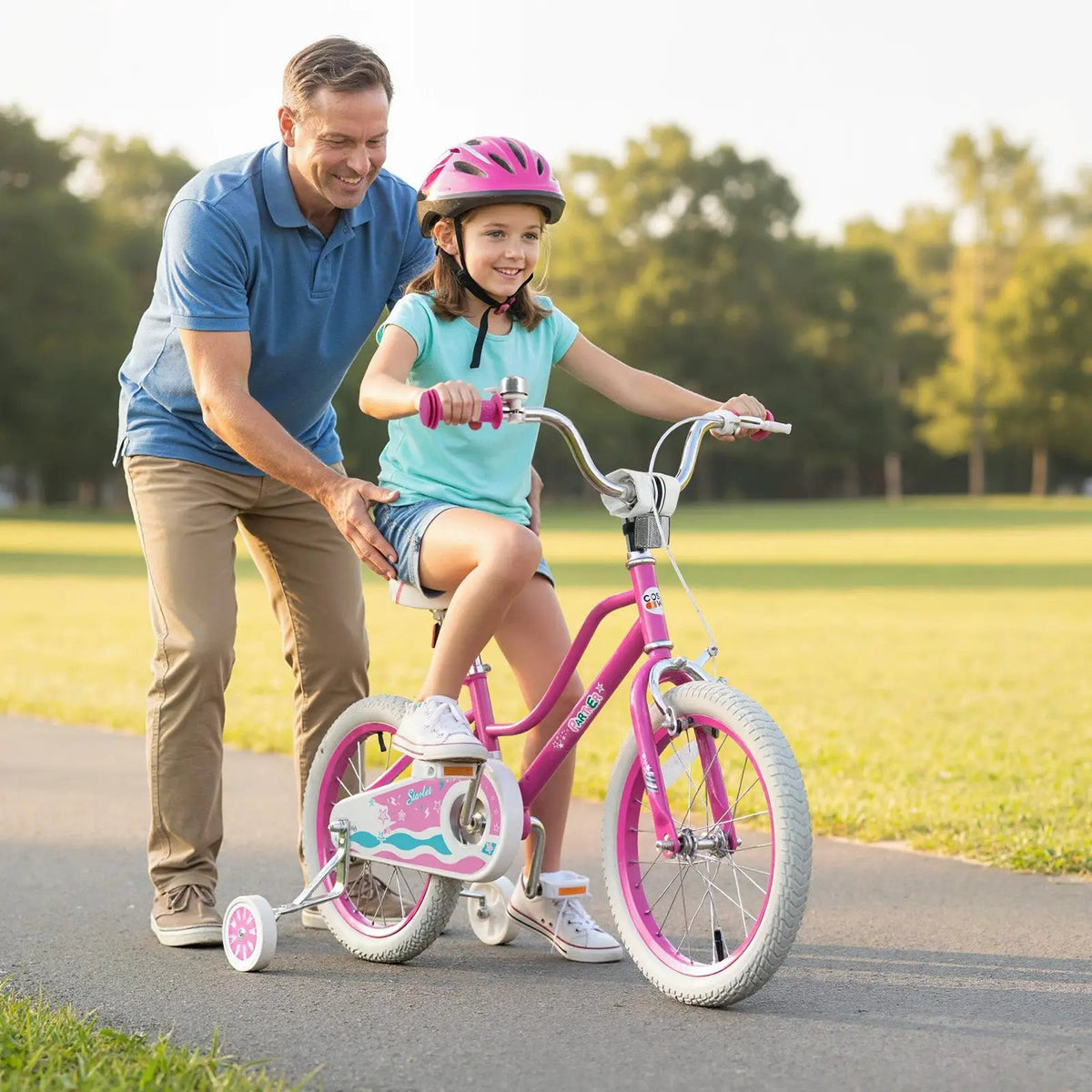 Kids Bike 12-18 Inch with Training Wheels - Pink, photo 17 of 32