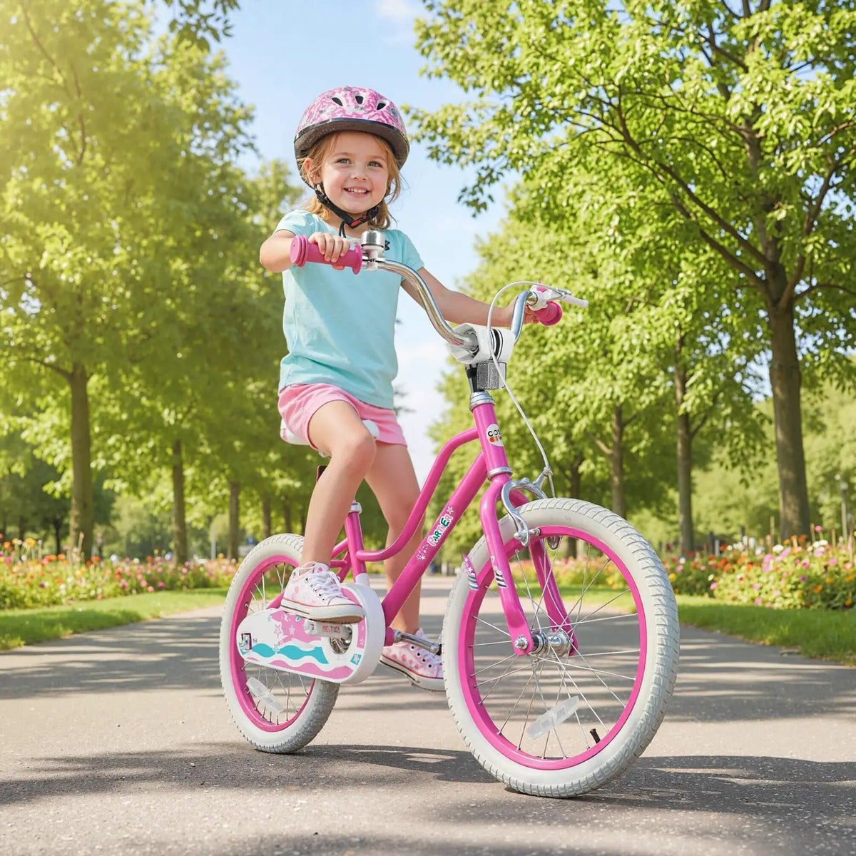 Kids Bike 12-18 Inch with Training Wheels - Pink, photo 18 of 32