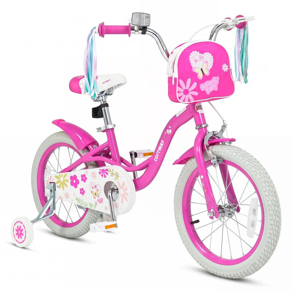 Girls Bike 12-18 Inch with Training Wheels and Front Bag, photo 18 of 32