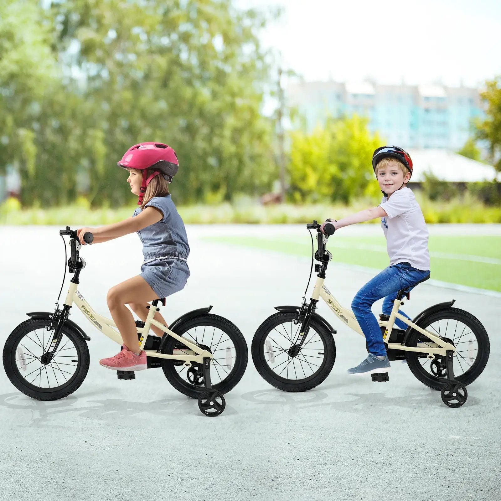 14 Inches Kids Bike Sport Bicycle with Removable Training Wheels by DirectDeals
