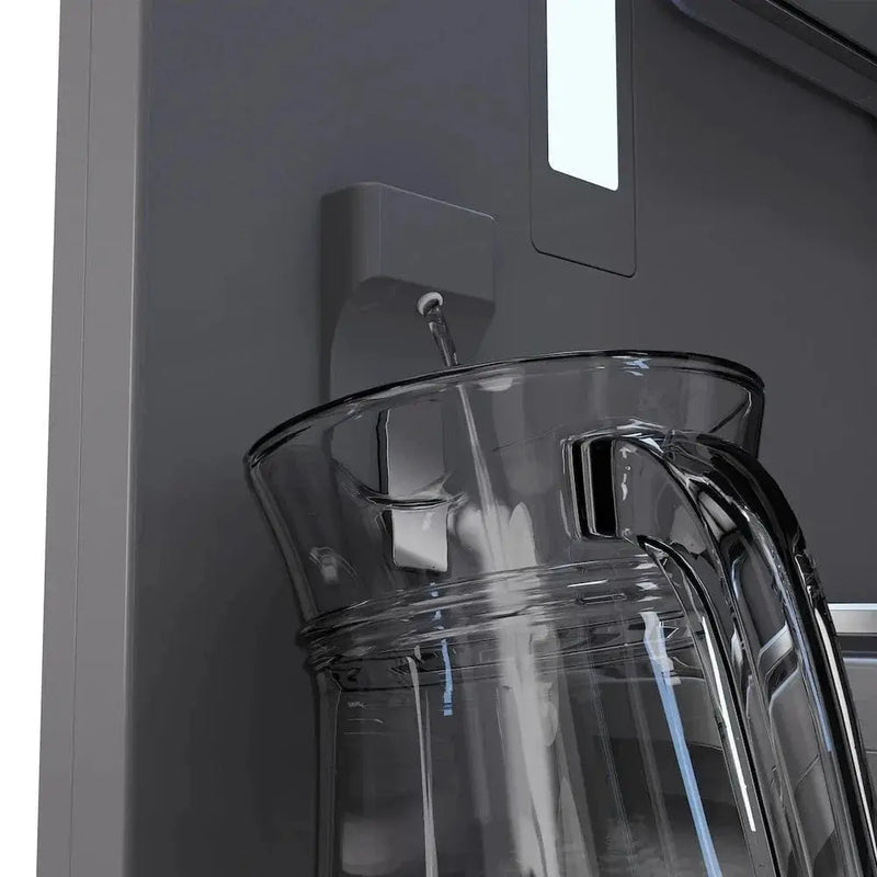 ZLINE 36" Panel Ready Built-In Bottom Freezer Refrigerator,Water Dispenser, Ice Maker,Graphite Gray GRBIT-36 by Farmhouse Kitchen and Bath