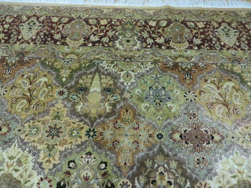 8' X 10' Safavieh Handmade Pakistan Oriental Floral Wool Rug Hand Knotted Organic by Jewel Rugs