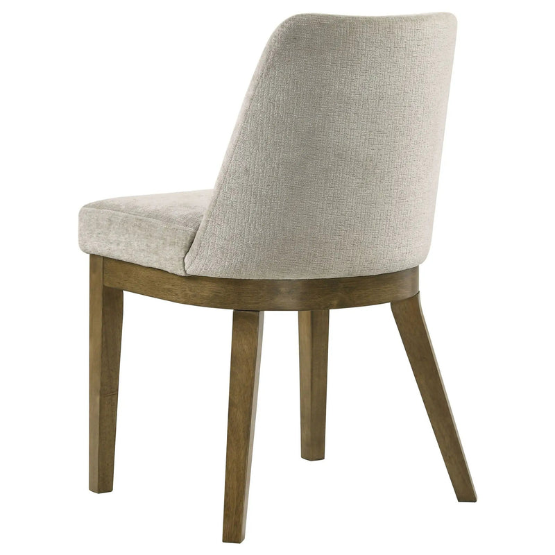 Castlewood Upholstered Side Chair Light Tan (Set of 2) by Unique Piece Furniture