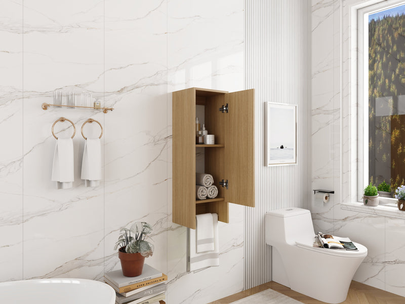 12 Inch Small Wall Mounted Side Cabinet by HouseOfZazla