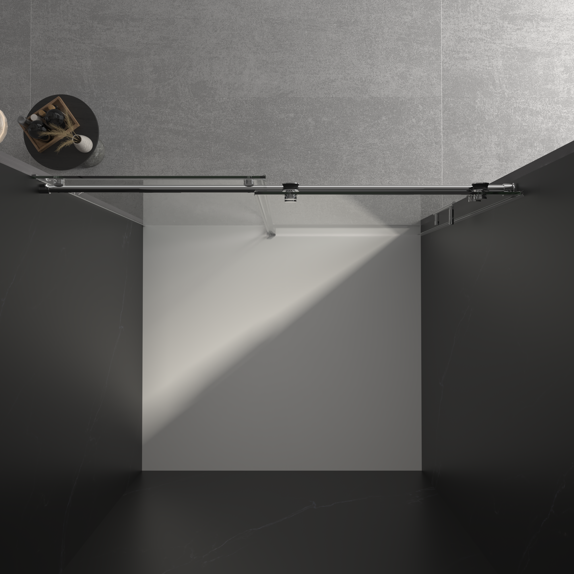 56"-60"W x 76"H Frameless Shower Door by HouseOfZazla