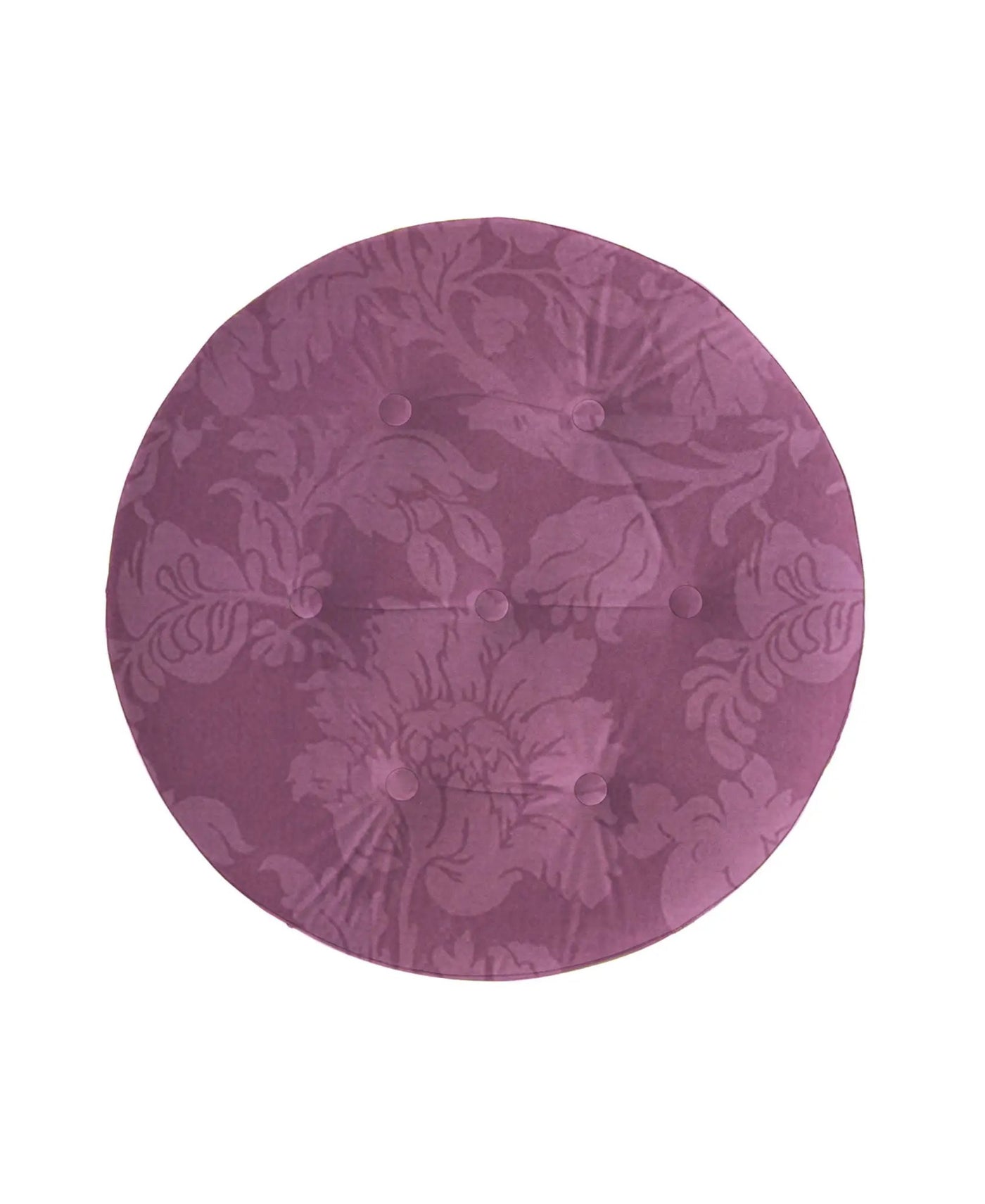 Yolanda - Luxurious Upholstery Round Upholstered Accent Ottoman by Unique Piece Furniture