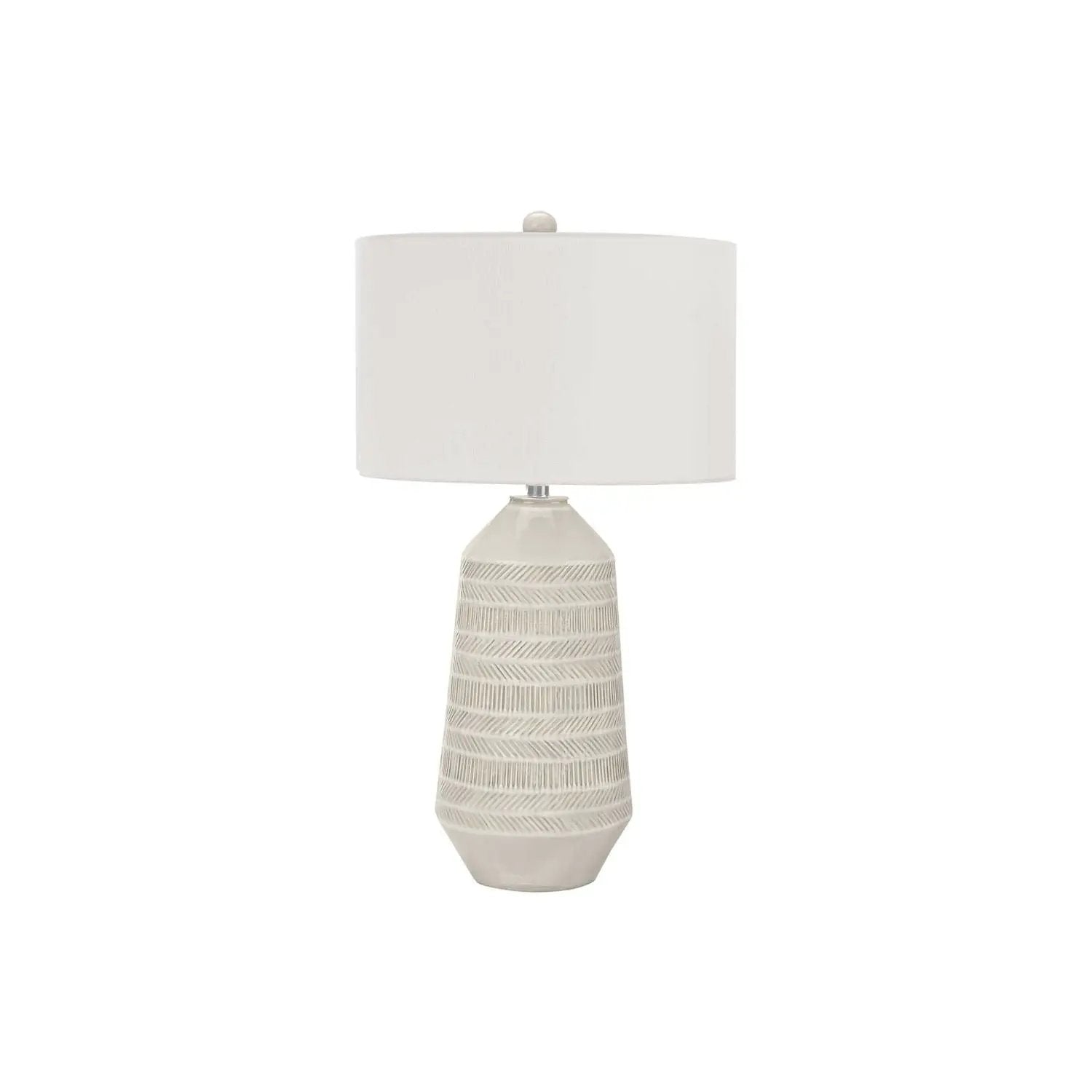 Contemporary Lighting, Table Lamp, Ceramic - Cream by Unique Piece Furniture