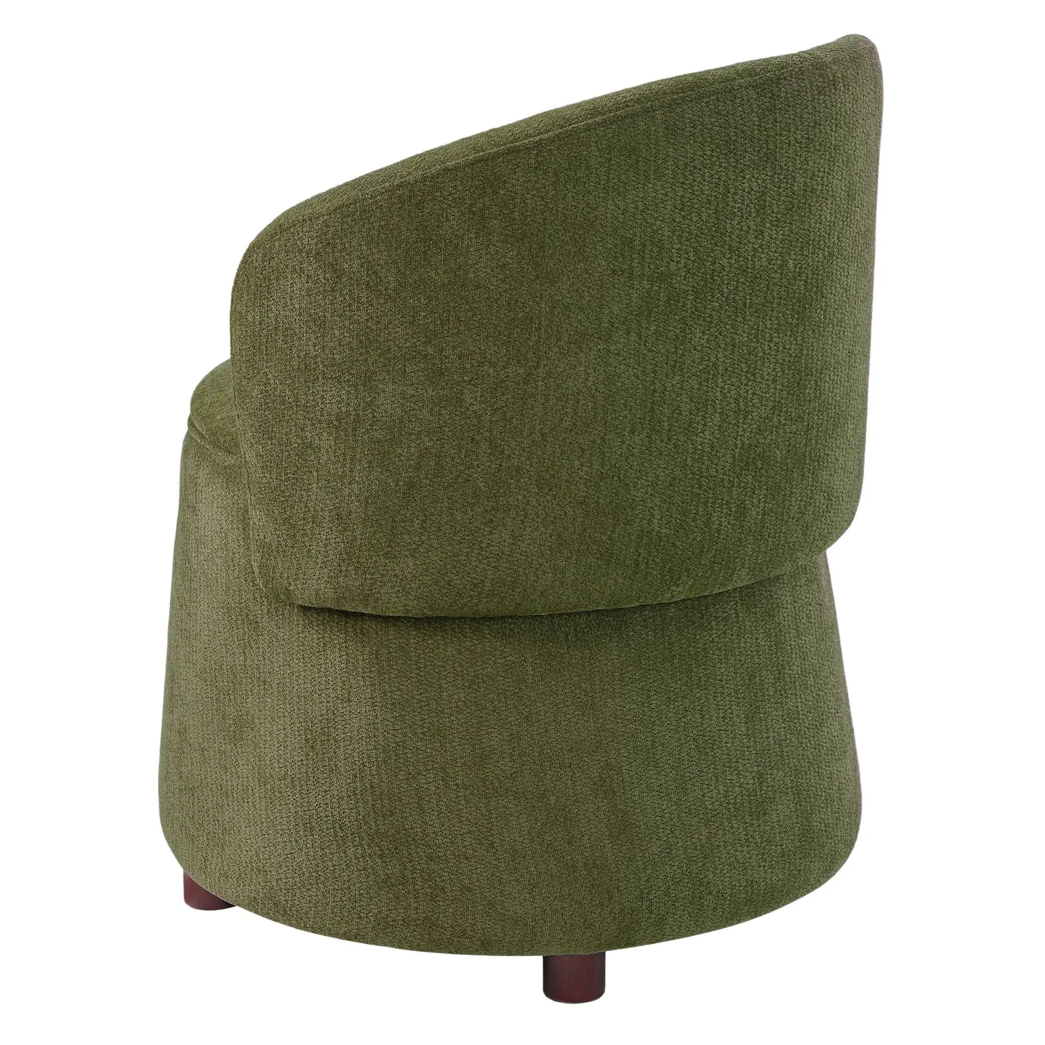 Green Pet Friendly Chair with Hidden Pet Nook and Convertible Stool by HouseOfZazla
