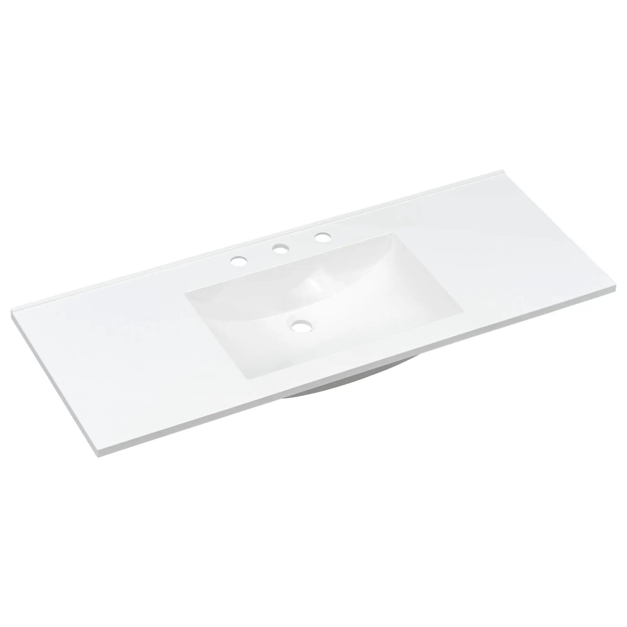 48" Composite Bathroom Vanity Top with Integrated Basin by HouseOfZazla