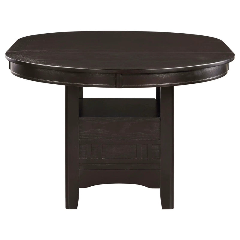Lavon Oval 60-inch Wood Extension Leaf Dining Table Espresso by Unique Piece Furniture