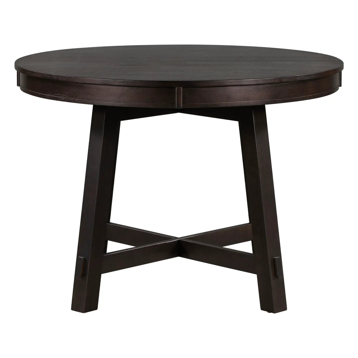 Gia - Round Extendable Dining Table With 16" Leaf Wood by Unique Piece Furniture