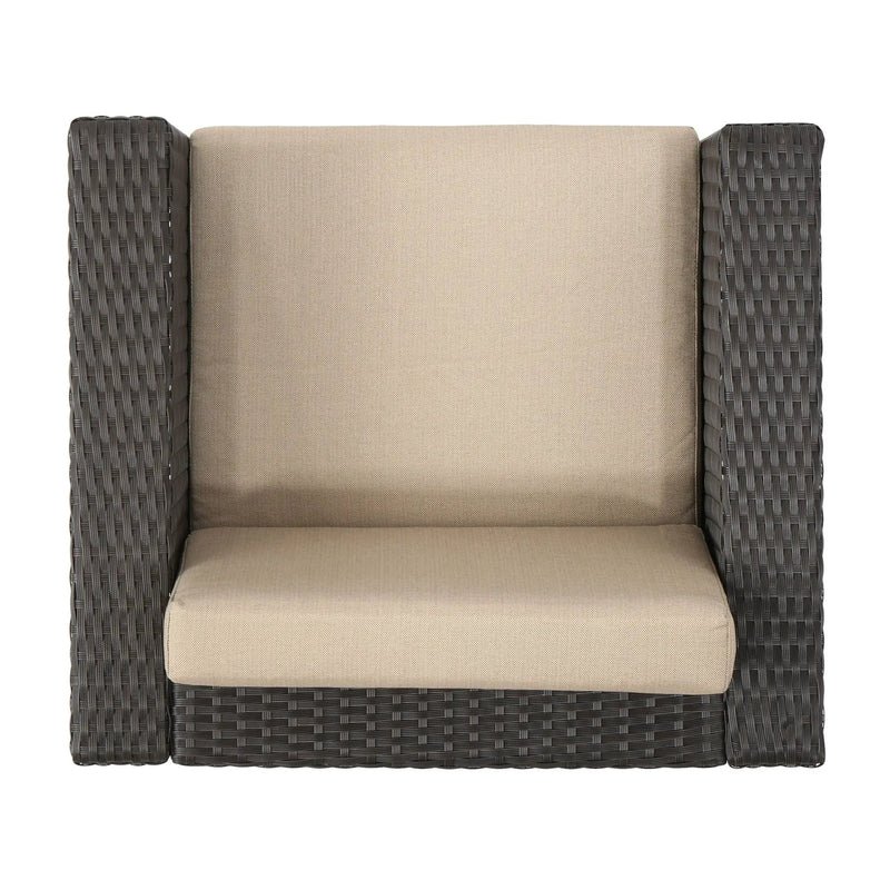 Stylish Outdoor Club Chair With Weather Resistant Cushions by HouseOfZazla