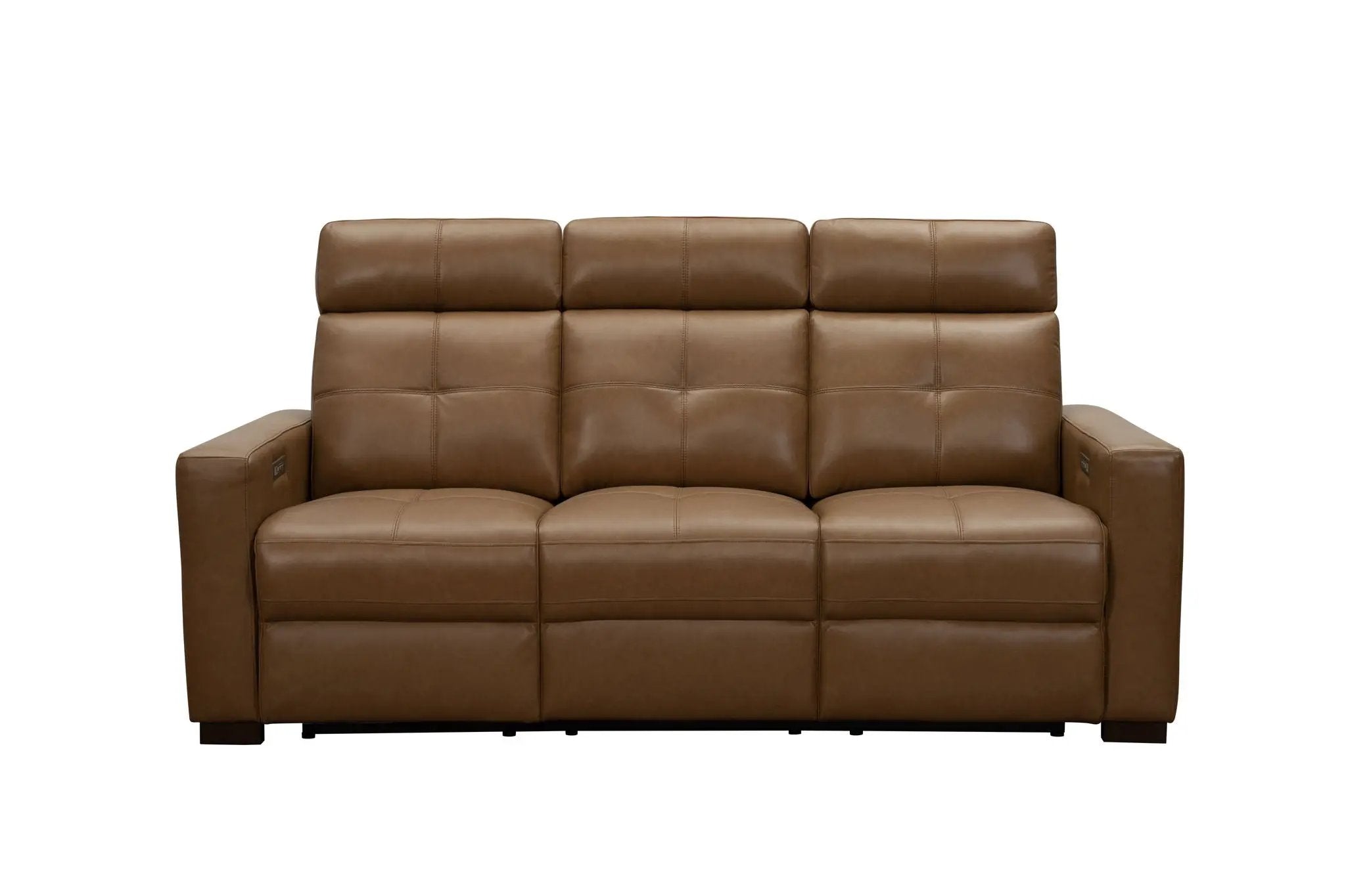 Cara - Sofa With Power Recline, Power Headrest And Power Lumbar - Light Brown by Unique Piece Furniture